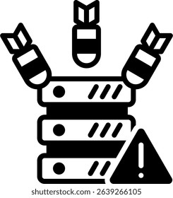Ddos Icon Mixed Vector Illustration