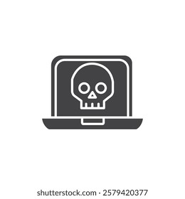 DDOS icon Simple thin line flat symbol
