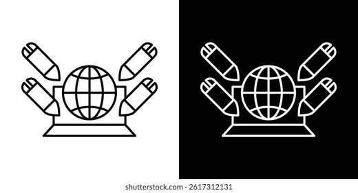 Ddos icon vector for web and mobile app. Symbol isolated.