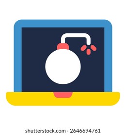 DDoS icon, for web, app, infographic, etc
