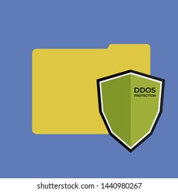 DDoS Protection icon/vector for files