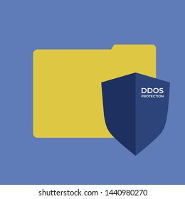 Symbol/Vektorillustration für Dateischutz