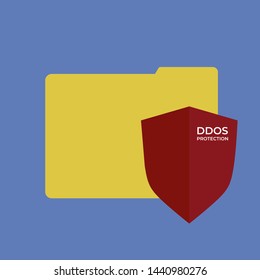 DDoS Protection icon/vector for files