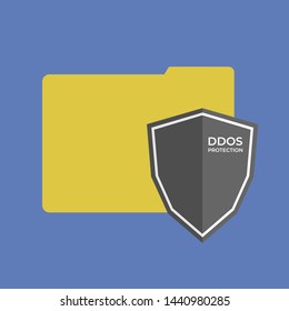 DDoS Protection icon/vector for files
