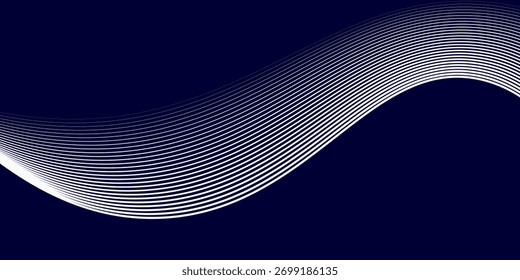 DDots halftone whiteand blue color pattern gradient grunge texture background modern line wave