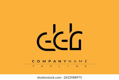 Design de letra abstrata DDR. Design de logotipo comercial moderno com tipografia abstrata e estilo contemporâneo