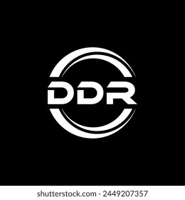 DDR Letter Logo Design, Inspiration for a Unique Identity. Modern Elegance and Creative Design. Watermark Your Success with the Striking this Logo.