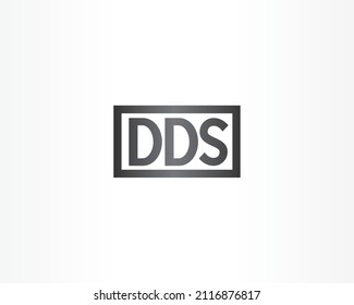 DDS Letter icon concept logo design
