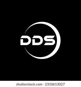 Diseño del logotipo de la letra DDS en la ilustración. Logo vector, diseños de caligrafía para logotipo, afiche, invitación, etc.