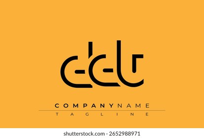 Abstraktes DDT-Buchstabendesign. Modernes Business-Logo-Design mit abstrakter Typografie und zeitgenössischem Stil