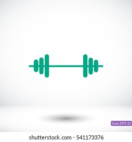 ddumbbels icon, vector best flat icon, EPS