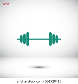 ddumbbels icon, vector best flat icon, EPS