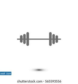 ddumbbels icon, vector best flat icon, EPS
