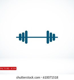 ddumbbels icon, vector best flat icon, EPS