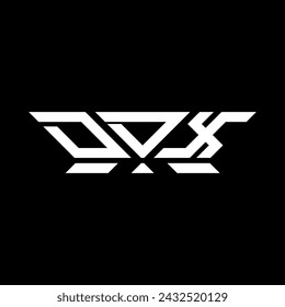 Diseño vectorial del logotipo de la letra DDX, logotipo simple y moderno DDX. Diseño de alfabeto de lujo DDX  