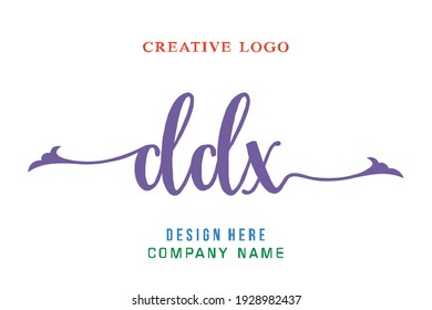 DDX lettering logo is simple, easy to understand and authoritative