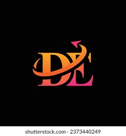 DE aerospace creative logo design