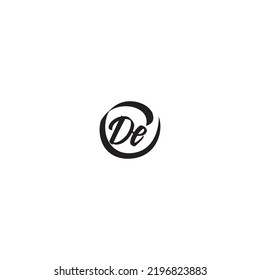 DE brush concept in high quality professional design that will print well across any print media