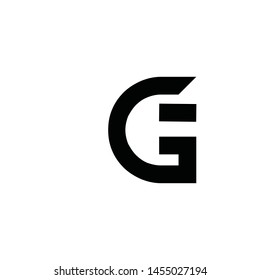 DE, D E, G, F, T initial letter logo design template vector