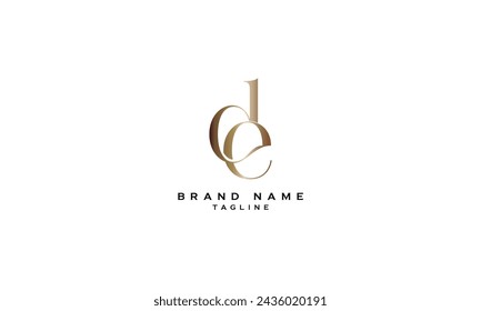 DE, ED, Abstrakte Initial Monogram Letter Alphabet Logo Design