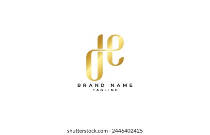 DE, ED, Abstract initial monogram letter alphabet logo design