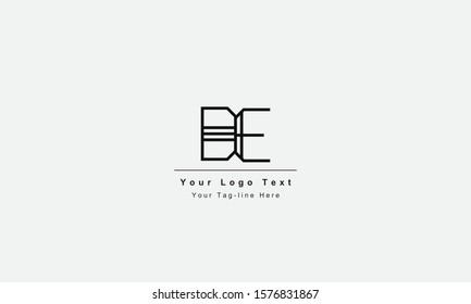 DE or ED letter logo. Unique attractive creative modern initial DE ED D E initial based letter icon logo