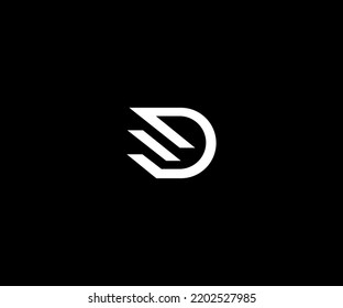 DE, ED Letter Logo Vector Template Abstract Monogram Symbol svg