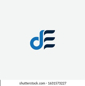 DE or ED logo and icon designs