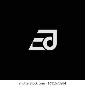 DE or ED logo and icon designs