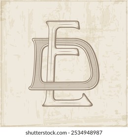 DE, ED , logotipo DE, Letra DE, vetor, logotipo, Iniciais de Monograma de Casamento, Logotipo de Casamento, Monograma de Casamento, Design de Logotipo, Monograma Vintage