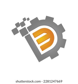 de gear logo template 1