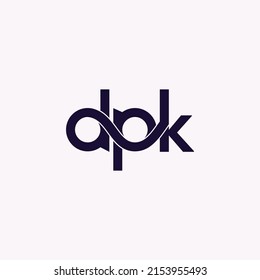 de Initial Typography Logo Design