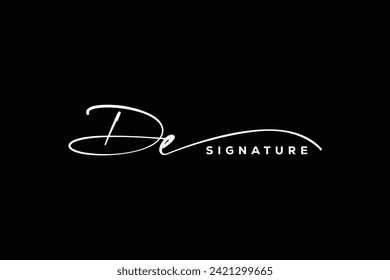 DE initials Handwriting signature logo. DE Hand drawn Calligraphy lettering Vector. DE letter real estate, beauty, photography letter logo design.