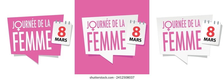 Journée de la femme, Women's day in French