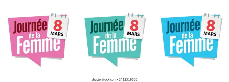 Journée de la Femme, Women's day in French