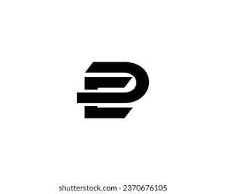 DE Letter Logo Design Element