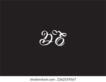 DE Letter Logo Design And Monogram Logo