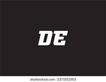 de letter logo and monogram design