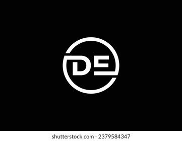 DE logo design and monogram logo