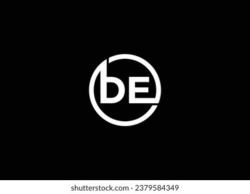 DE logo design and monogram logo