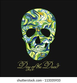  DÃ?Â­a de los Muertos. Floral Skull