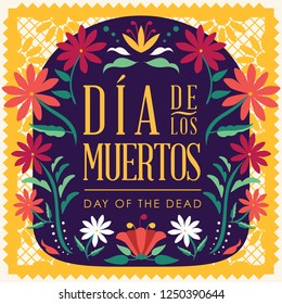 
Día de Muertos (Day Of The Dead in Spanish) Floral Composition - Copy Space