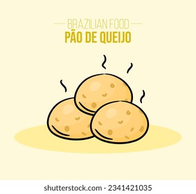 Pão de queijo, queso de pan - comida brasileña - comida de las minas, mineiro