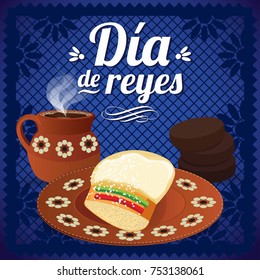 Día de Reyes (Three Kings Day in Spanish) Composition - Copy Space