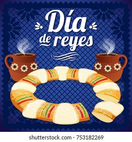 Día de Reyes (Three Kings Day in Spanish) Composition - Copy Space