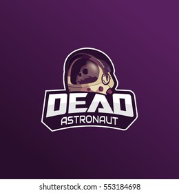 Dead astronaut purple logo
