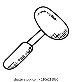 Dead blow hammer is a tool used for automotive applications, such as chassis  
