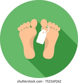 Human Body Part Foot Icon Vector Stock Vector (Royalty Free) 1866422452