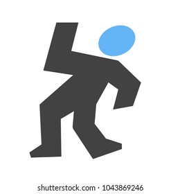Dead body icon