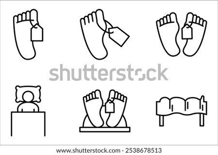 Dead body icon set. Death rate icon. morgue symbol. vector illustration on white background